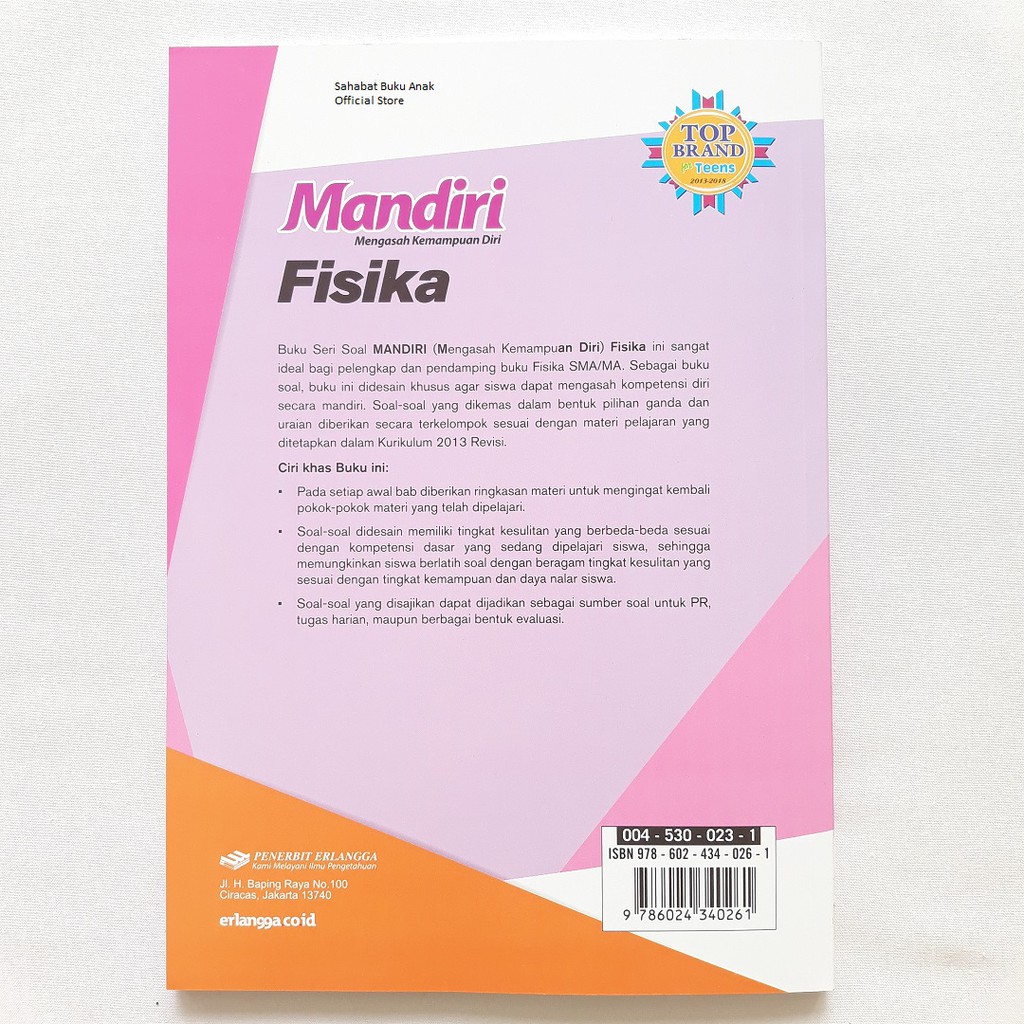 Buku Mandiri Fisika Sma Kelas 10 X K13 Soal Jawaban Kurtilas Shopee Indonesia