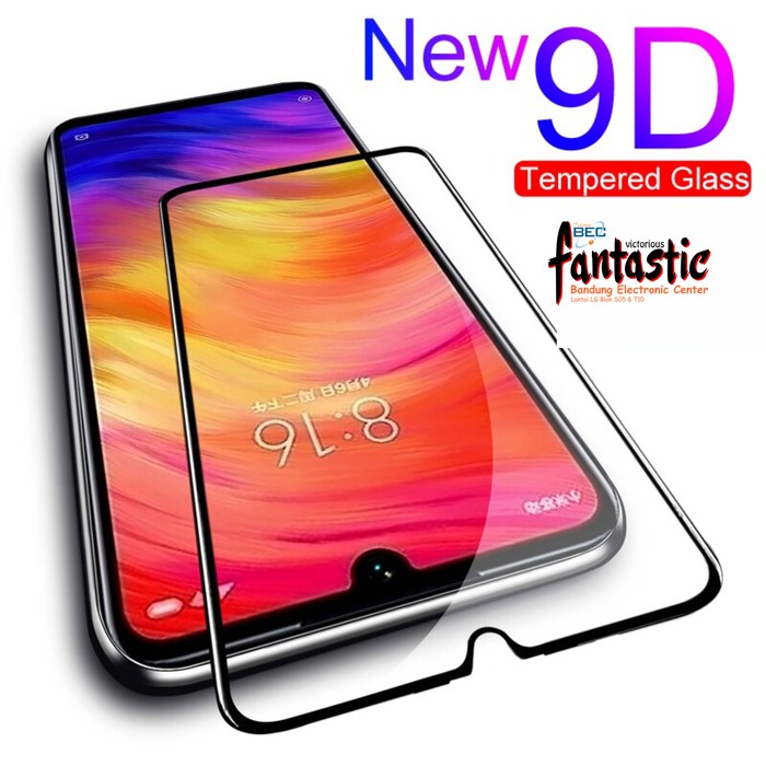 Xiaomi Mi Note 10 Tempered Glass Full Lem 9D Temper Anti Gores