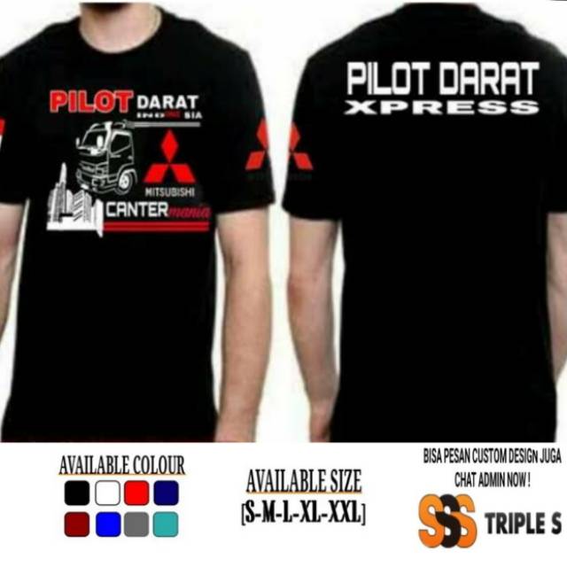 KAOS PILOT DARAT XPRESS INDONESIA MITSUBISHI CANTER MANIA INDONESIA KAOS CANTER