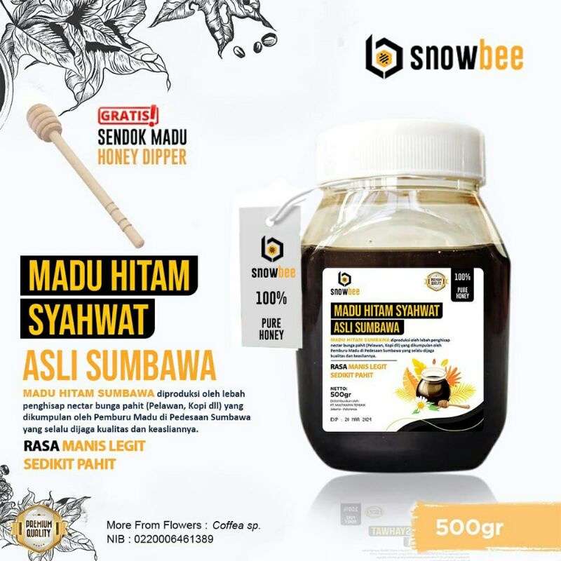 

Madu Hitam Syahwat Snowbee 500g