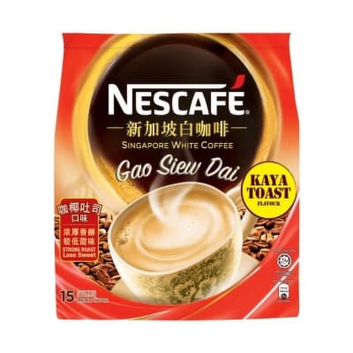 

#HANDCARRY Nescafe SG White Coffee Gao Siew Dai (Kaya Toast) 15sX32g - UFOHCR1910