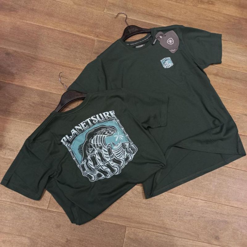 Kaos Planet Surf Skeleton Wave Green Original