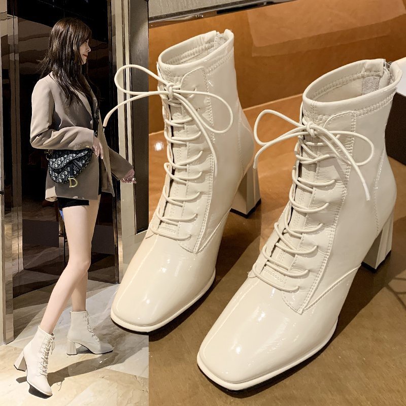 [SEPATU.IMPORT88] Sepatu Boots Wanita Flat Korea Import Premium Quality DF 589