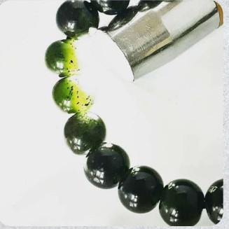 GELANG BLACK JADE NATURAL