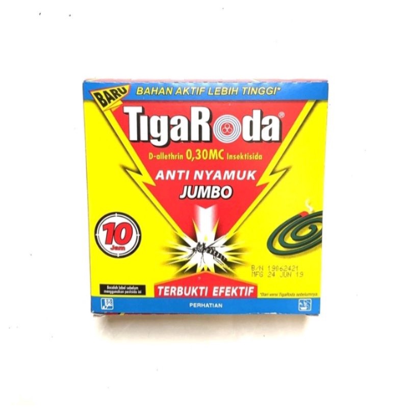 Obat nyamuk bakar tiga roda jumbo.