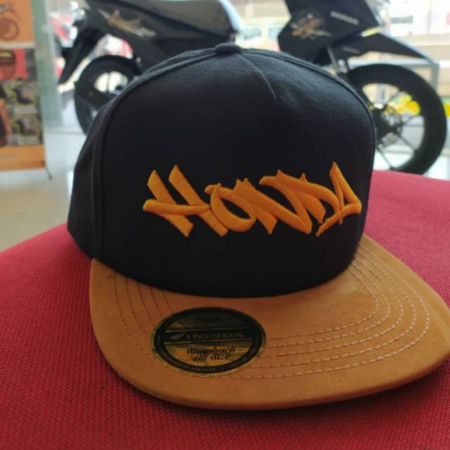 HONDA APPAREL - HONDA BL/BR SNAPBACK (TOPI ORI HONDA) AHTP0-001-014