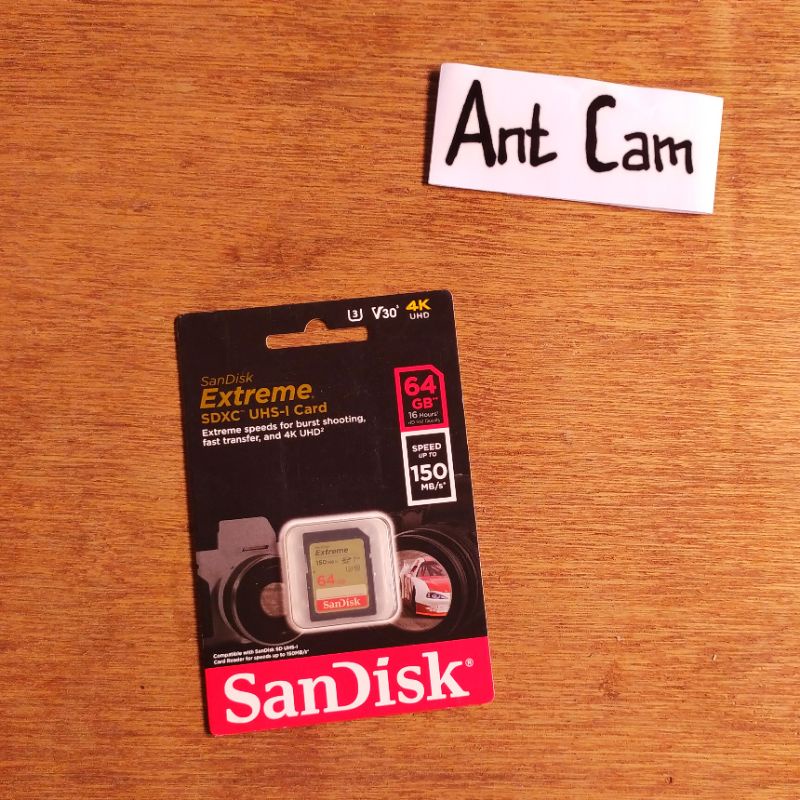 kartu memori Sandisk kamera DSLR mirrorless Nikon Canon Sony Olympus Fujifilm EOS M pro original