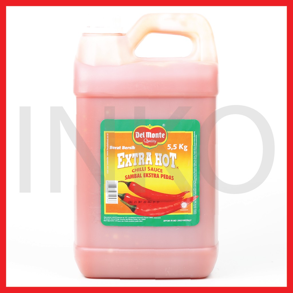 

DELMONTE EXTRA HOT CHILLI SAUCE SAMBAL EXTRA PEDAS JERIGEN 5.5KG