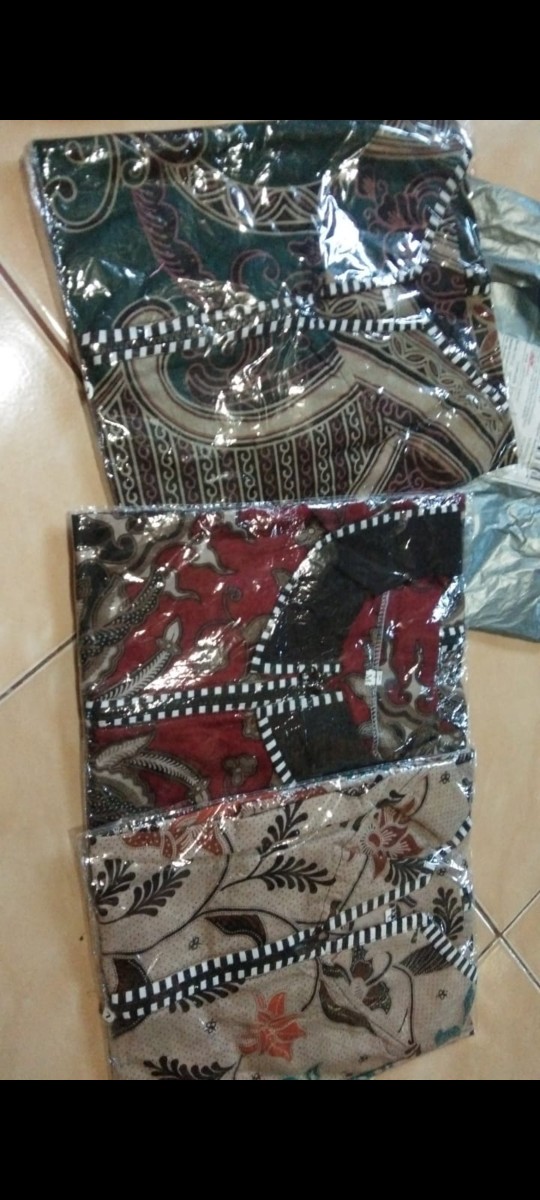 Atasan Batik Dolby Dolbi Dobby Doby Tenun Sutra Tulis Halus Katun Atbm Baron ,sarombit Atasan