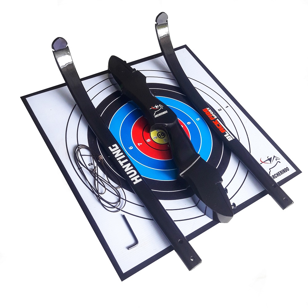 Bow Archery R50 Bolt System Full Black - Panahan Dewasa R50 Baud Hitam Plus Aksesories