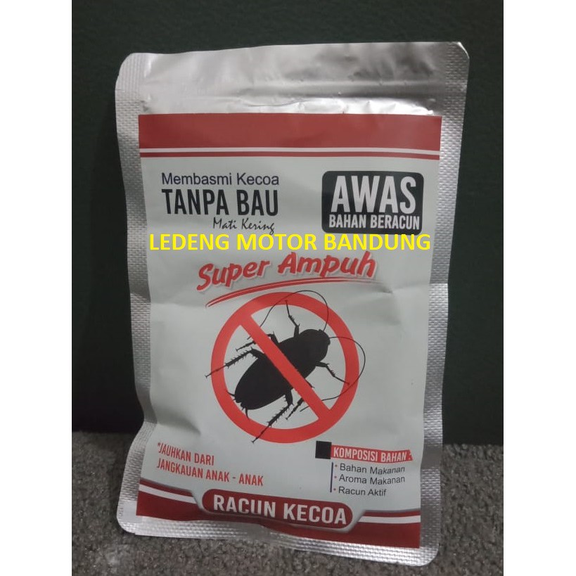 Sachet Racun Kecoa Super Ampuh Umpan Siap Pakai Aroma Makanan Kecoak