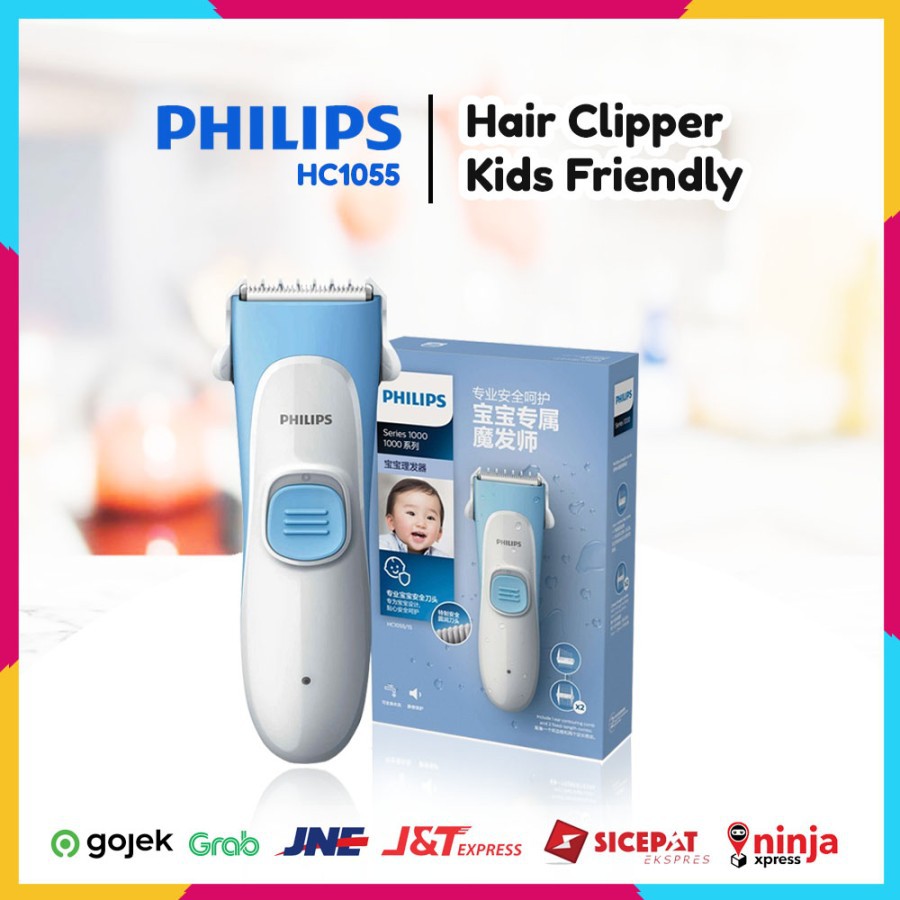 Hair Clipper Kids Friendly Philips HC1055 / Alat Cukur Anak