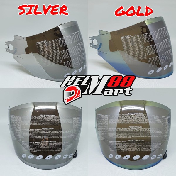 Kaca Helm Zeus 611 dan 611c ORIGINAL Kaca Pelangi zeus 611