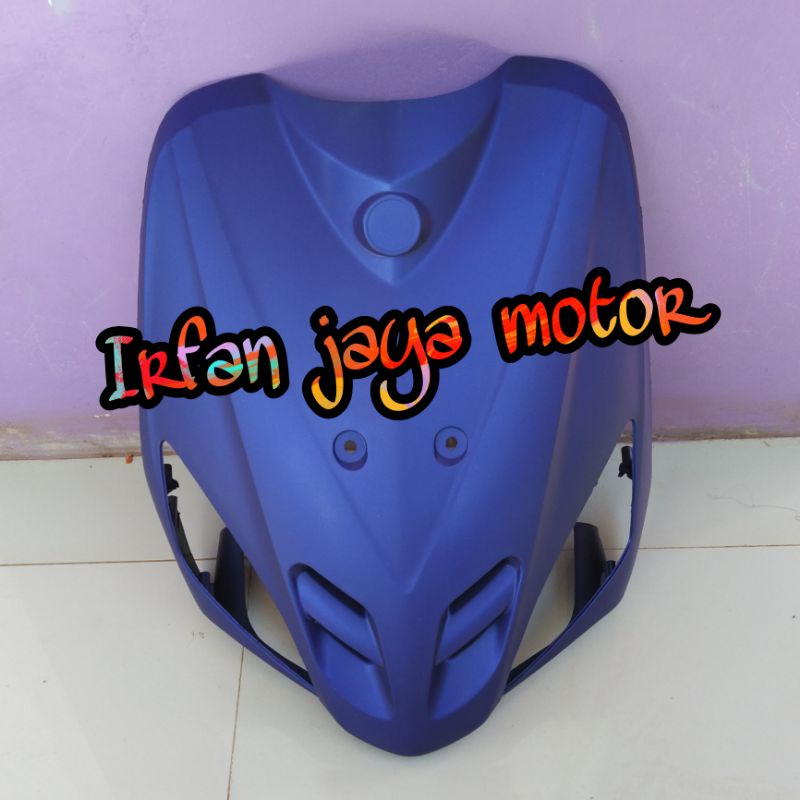 Tameng panel body depan Yamaha Mio Sporty biru doff
