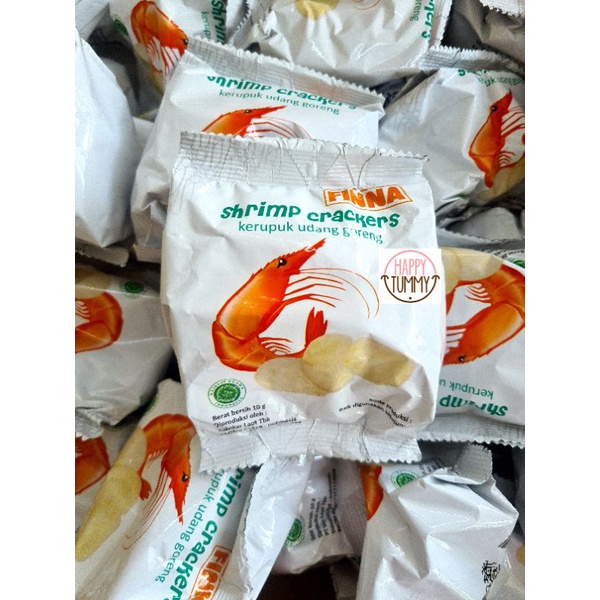 

Finna kerupuk udang / shrimp crackers 10gr matang siap saji