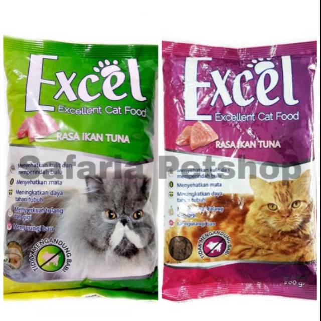 Makanan Kucing Excel 500gr