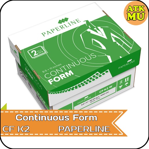 

Kertas Continuous Form 9,5" x 11" 2 PLY NCR K2 Paperline