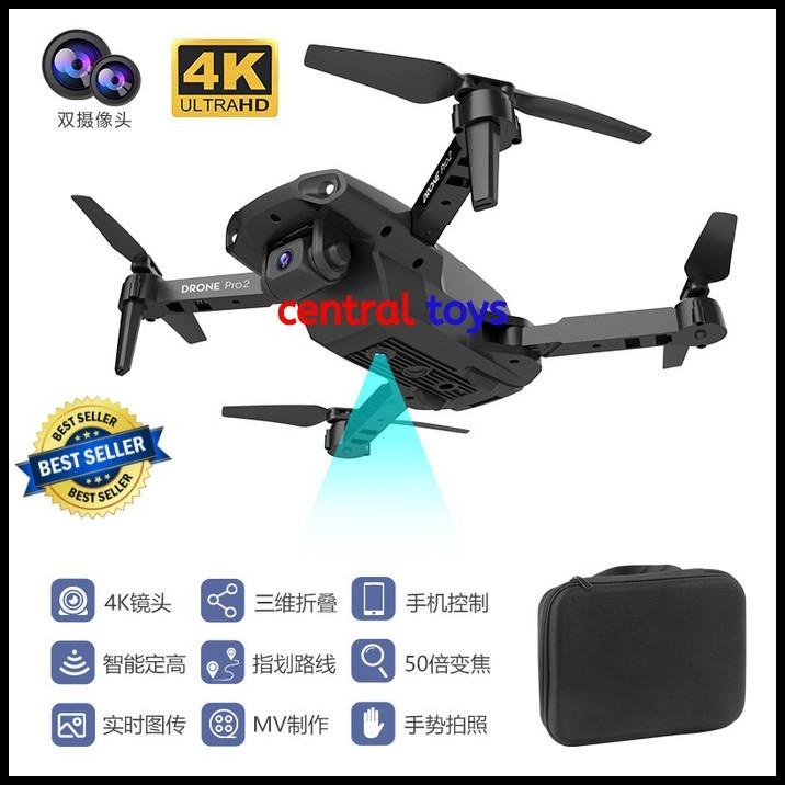 Rc Drone E99 Pro 2 Clone Dji Mavic Mini Wifi Fpv Dual Camera 4K Alt