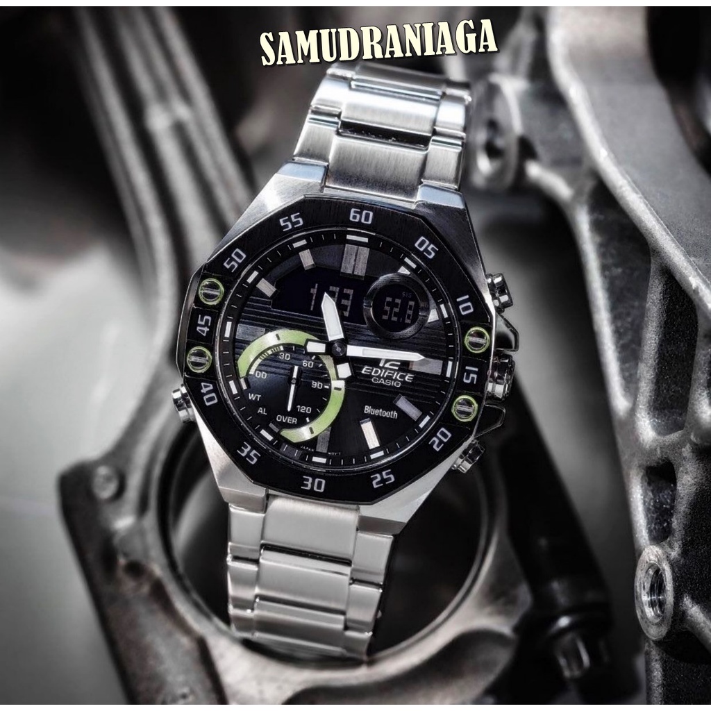 JAM TANGAN PRIA CASIO EDIFICE ECB-10 ORIGINAL