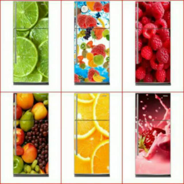 Stiker kulkas 2 pintu harga murah