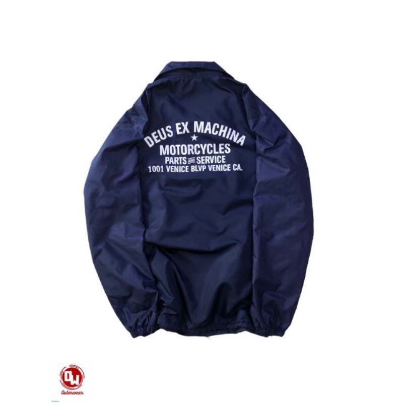 deus ex machina motorcycle windbreaker/jaket pria