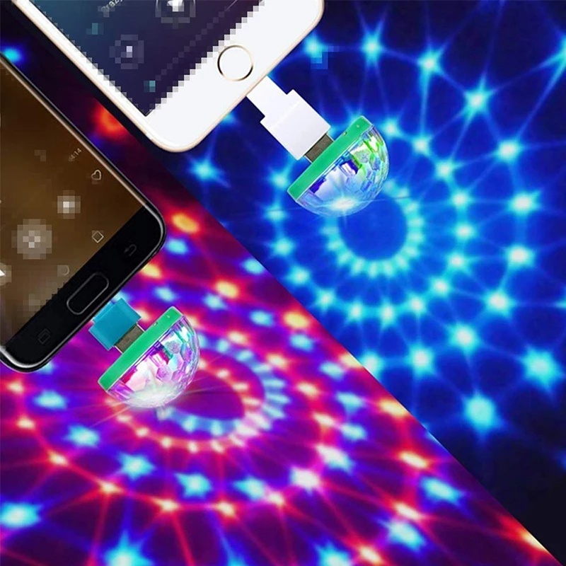 Lampu LED RGB Mini USB Universal Untuk Mobil