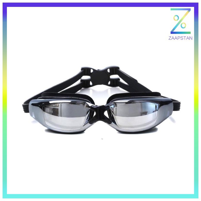 RUIHE Kacamata Renang Anti Fog UV Protection Dewasa - RH9200 - Black