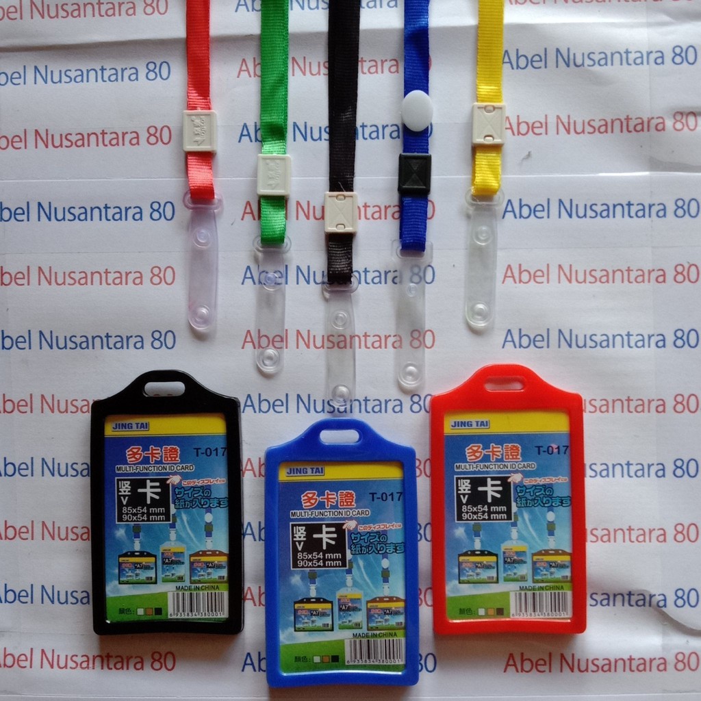 

Paket Casing ID Card Karet 2 Sisi dengan Tali Impor Kait Karet 1cm