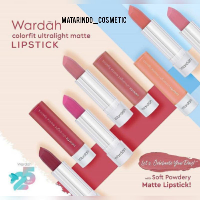 WARDAH COLORFIT ULTRA LIGHT MATTE LIPSTIK