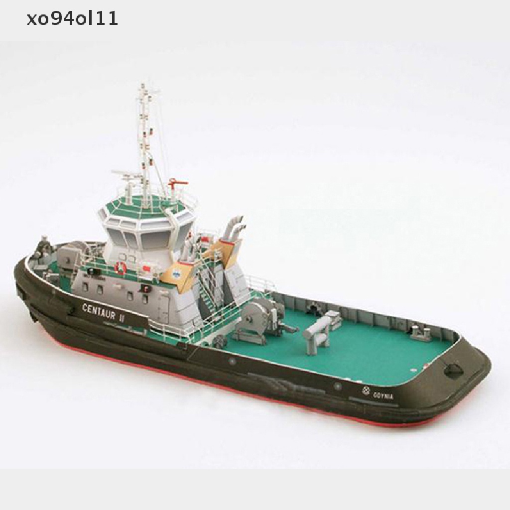 (hotsale) Kit Kerajinan Tangan Model Kapal Centaur II Tugboat 3D Bahan Kertas DIY Skala 1: 100