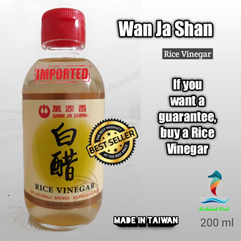 

Wan Ja Shan *** Rice Vinegar ; Glass Bottle 200 ml