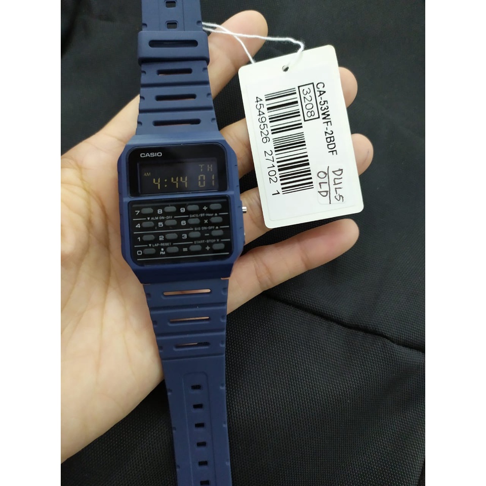 JAM TANGAN CASIO CA-53W- ORIGINAL -  CA53W KALKULATOR