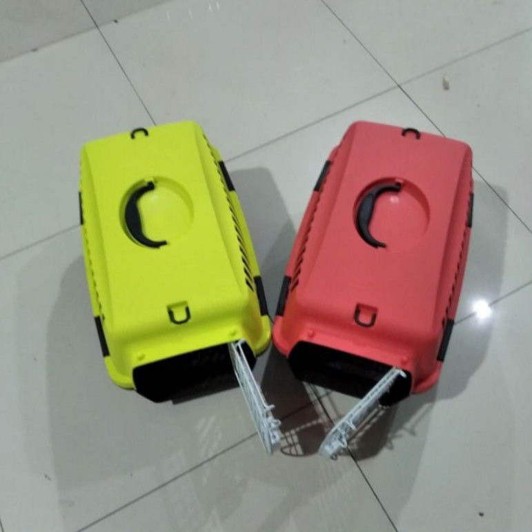 kandang kucing &amp; anjing canel box pet carrier - pet cargo petopia pc - 001