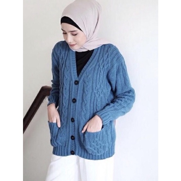 Senja Cardigan Knit Premium | Kardigan Rajut Premium A5