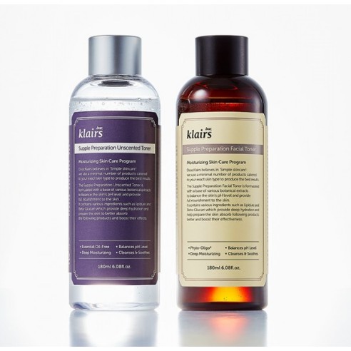 [BPOM] Klairs Supple Preparation Unscented Toner 180ml | Facial Toner 180ml