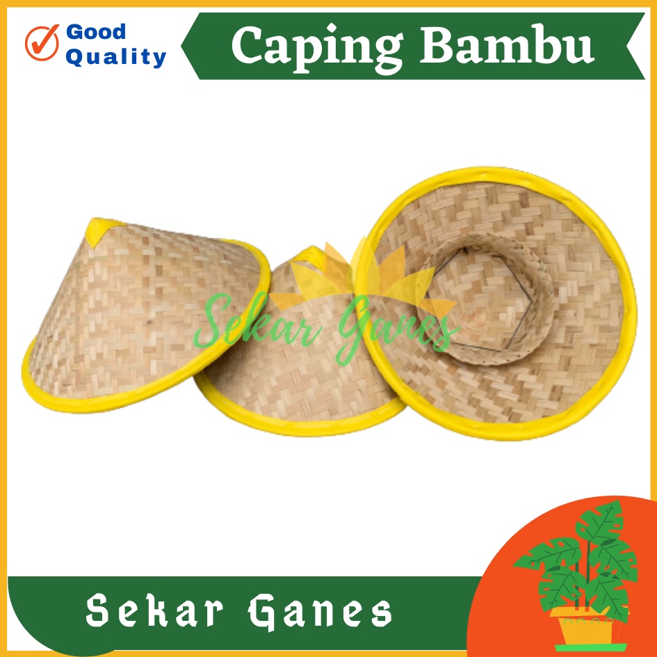 Caping Bambu Topi Petani Caping Petani Topi Tani Topi Sawah Ladang Caping Petani Bambu Anak Lukis Dewasa Hias Warna Gunung Motif Unik Jumbo - Caping topi petani media lukis anyaman bambu