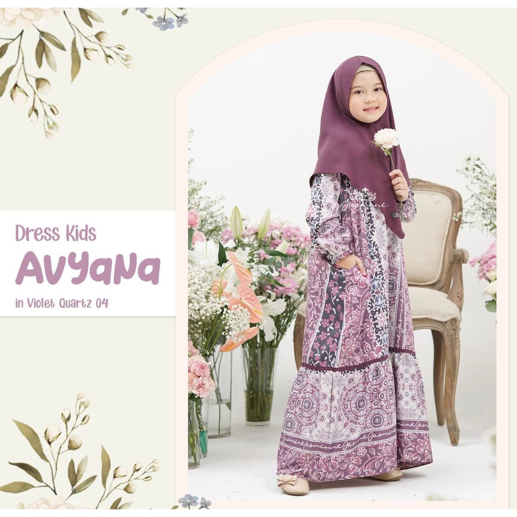 Gamis Anak Jasmine - Avyana Kids Couple Ibu Anak Gamis Pesta Gamis berkualitas