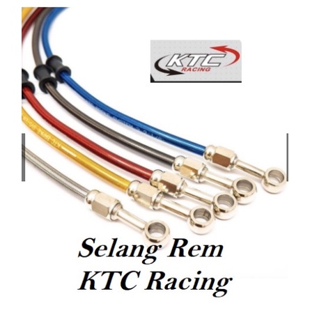 Selang Rem ktc Original Ready Ukuran Depan &amp; Belakang Universal Semua Motor selang EXTREM 60cm/76cm/95cm