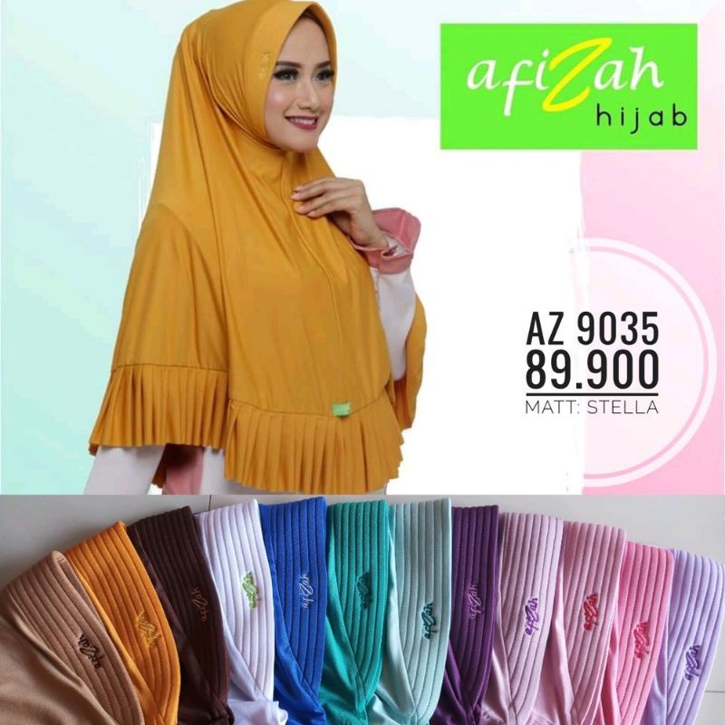 BIG SALE .  Afizah Hijab AZ 9035 (Merah)