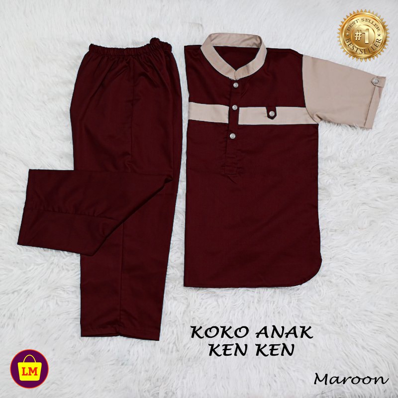 Setelan Pakaian Baju Koko Anak Terbaru 2021 KOKO ANAK KEN KEN TERMURAH TERLARIS LMS 22341 - 22347