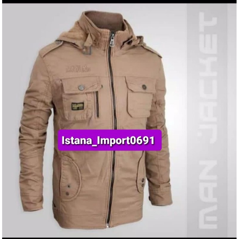 Istana_Import0691//JAKET PRIA IMPORT//JAKET TERBARU//JAKET KANVAS*cod
