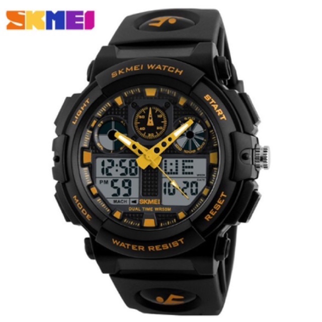 SKMEI 1270 Jam Tangan Pria Fashion Casual Sports Digital LED Quartz Men Women Digital Watch W165