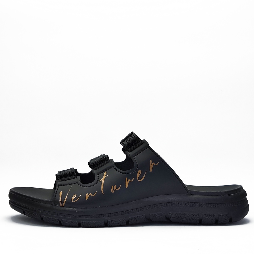 Estunice Sandal Slop Pria Gunung - Venturer G1 Hitam-5