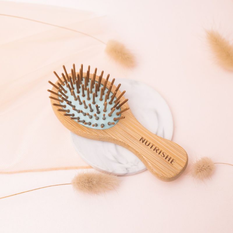 Nutrishe Bamboo Detangling Hair Brush | Sisir Rambut