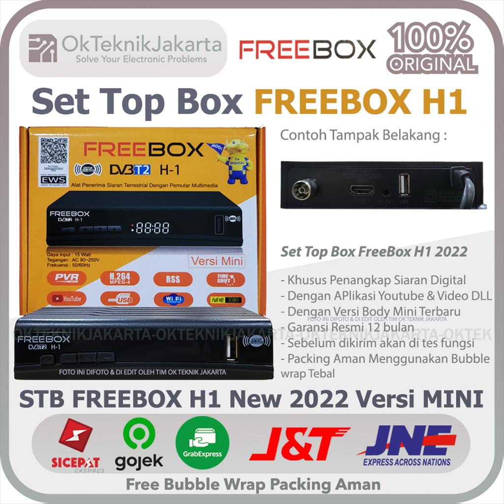 Set Top Box DVB T2 FreeBox H1 / Evinix H1 Body Plastik Terbaru