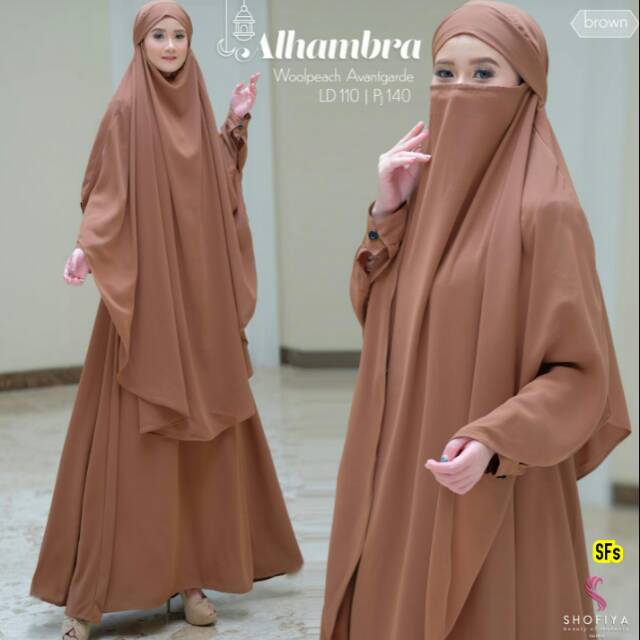 Alhambra syari / gamis syari /gamis cadar