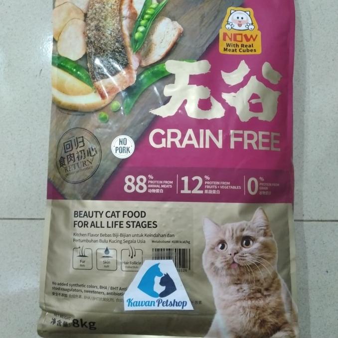 

Promo!!Kf Beauty Cat Food 8Kg Buat Semua Usia Kitchen Flavor Ekspedisi