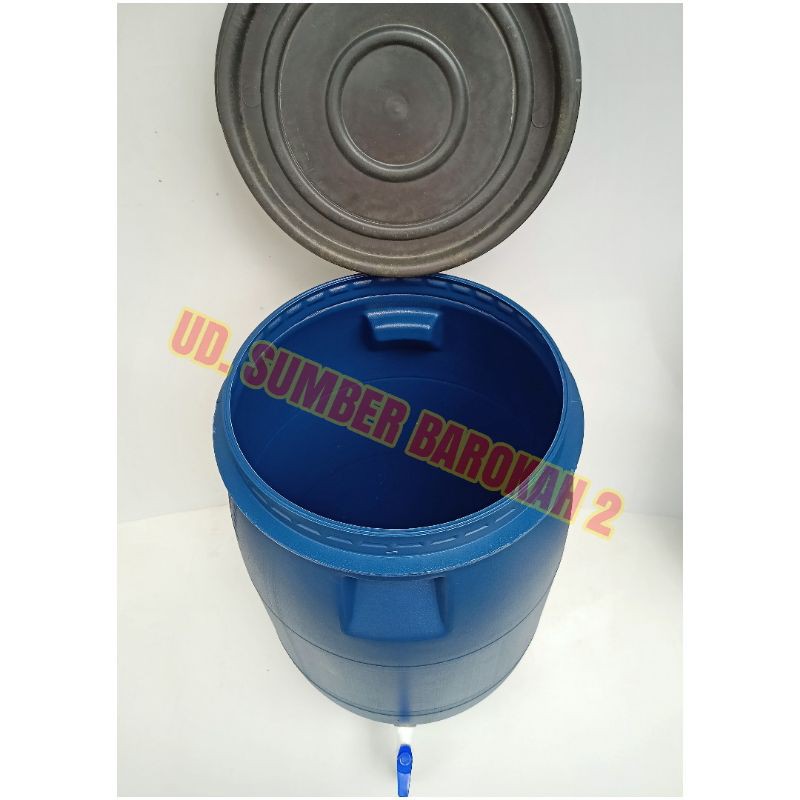 tong kran /tong biru dan gentong air,tong air drum 60L
