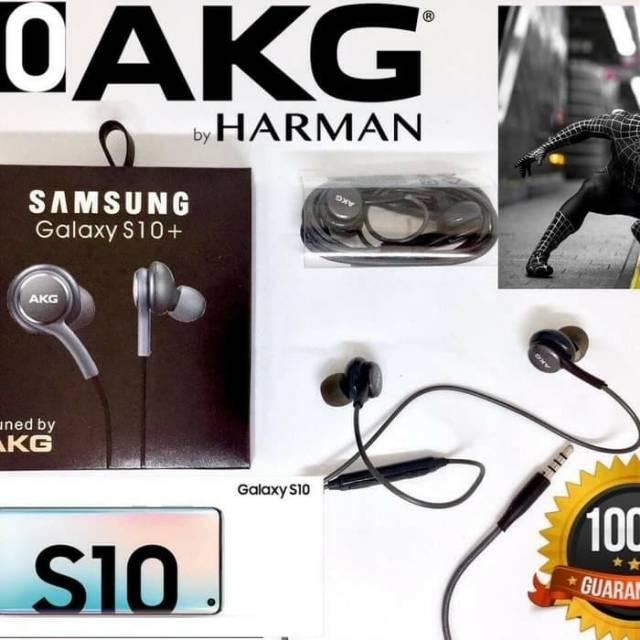Headset Samsung S10+ AKG Handsfree Samsung S10 Tuned by AKG Earphones