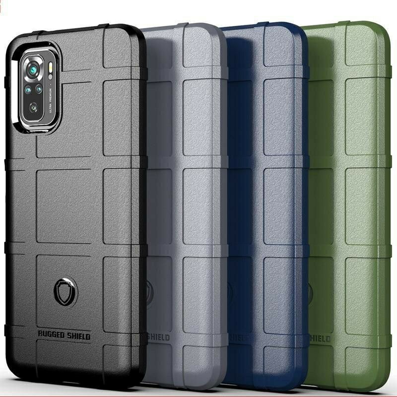 Redmi Note 10 / Note10 Pro Rugged Shield Cover Militery Premium Cover Tebal Soft Case